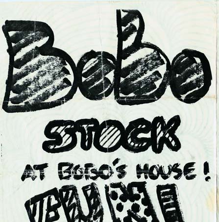 Detail: Invitation to BoboStock (outside)