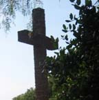 Detail: Presidio Park cross, July 2008 (photo by Kristen Tobiason)