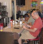 Detail: Brian’s American Eatery breakfast bar, August 2008 (photo by Kristen Tobiason)