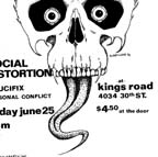 Detail: Kings Road Cafe flyer, June 25, 1982 (art by Bobby Lane, collection Jason Seibert)