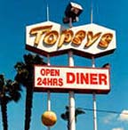 Detail: Topsy’s sign, September 1999