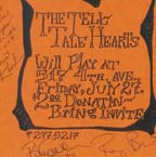 Detail: Tell-Tale Hearts flyer; Studio 517; July 27, 1984 (collection Tom Goddard)