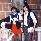 Detail: Claudia’s/Zoe’s Halloween party, 1984 (collection Claudia Brandes)