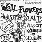 Detail: Wallflowers/Ministry of Truth/Atrocity Exhibition; Greenwich Village West, Oct. 12, 1984 (collection Blake Wilson)
