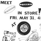 Detail: Flyer for in-store appearance (collection Bart Mendoza)