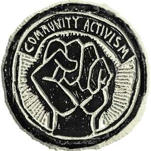 "Community Activism" graphic