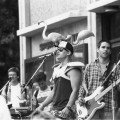 Elvis Christ "On the Gym Steps"; UCSD, Friday March 6, 1987 (collection Jack Gamboa)