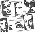 Todd Tomarrow "Commissioned Faces" flyer, 1985